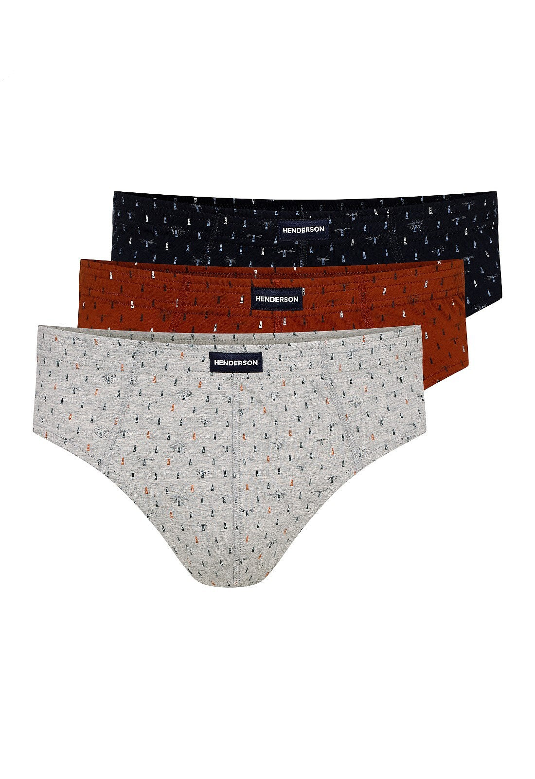 Slip da uomo in 100% cotone - pack da 3 pezzi - 1446 k659