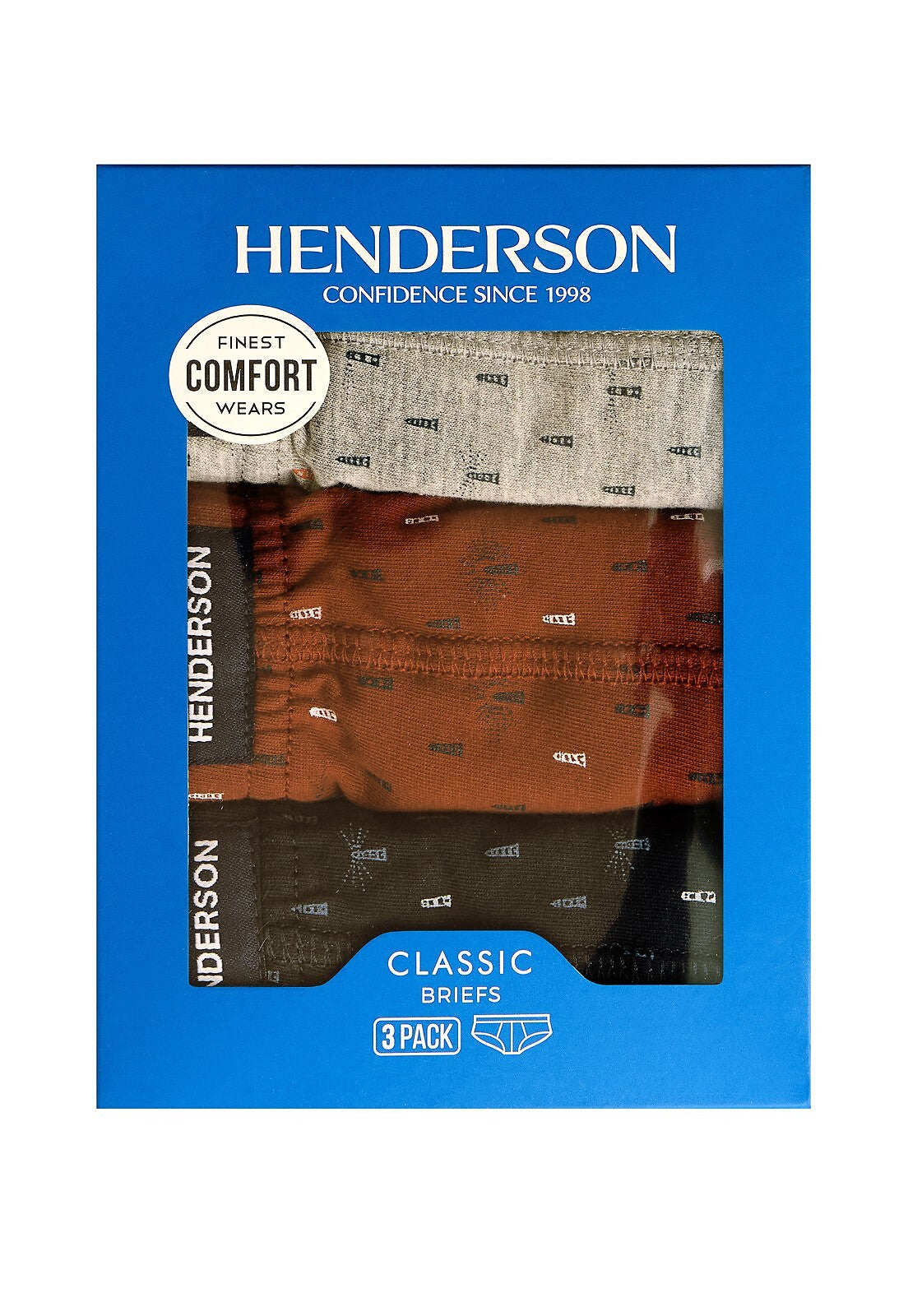Slip da uomo in 100% cotone - pack da 3 pezzi - 1446 k659