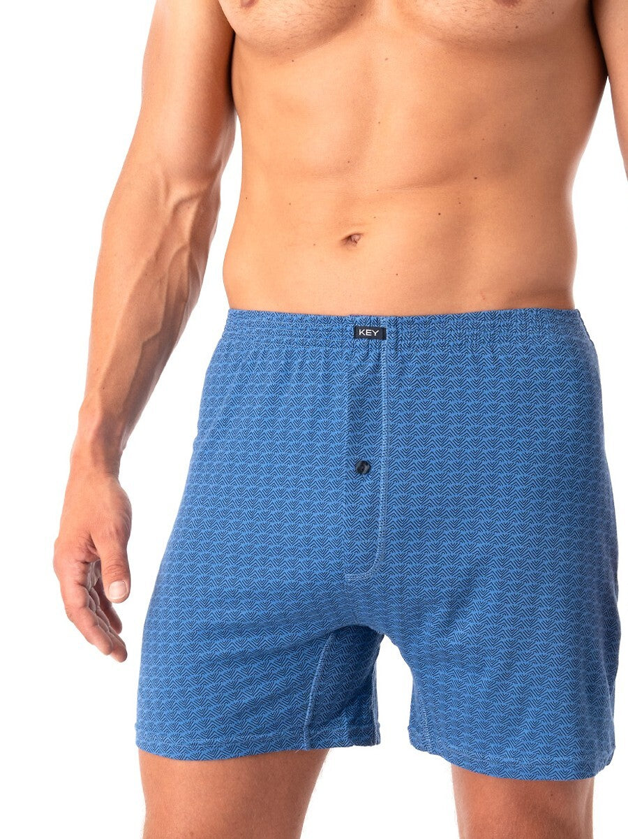 Boxer uomo in cotone con motivo discreto - MXC 813