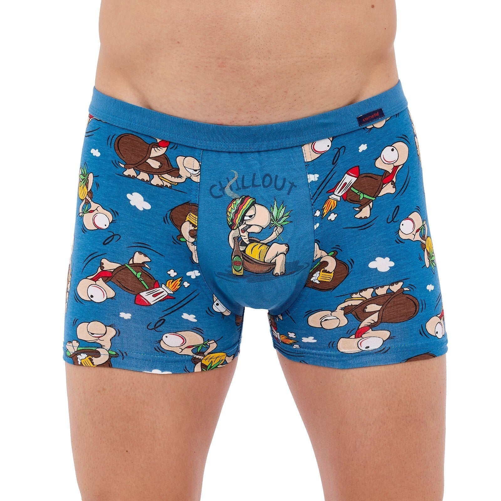 Boxer in cotone elasticizzato di alta qualità tattoo