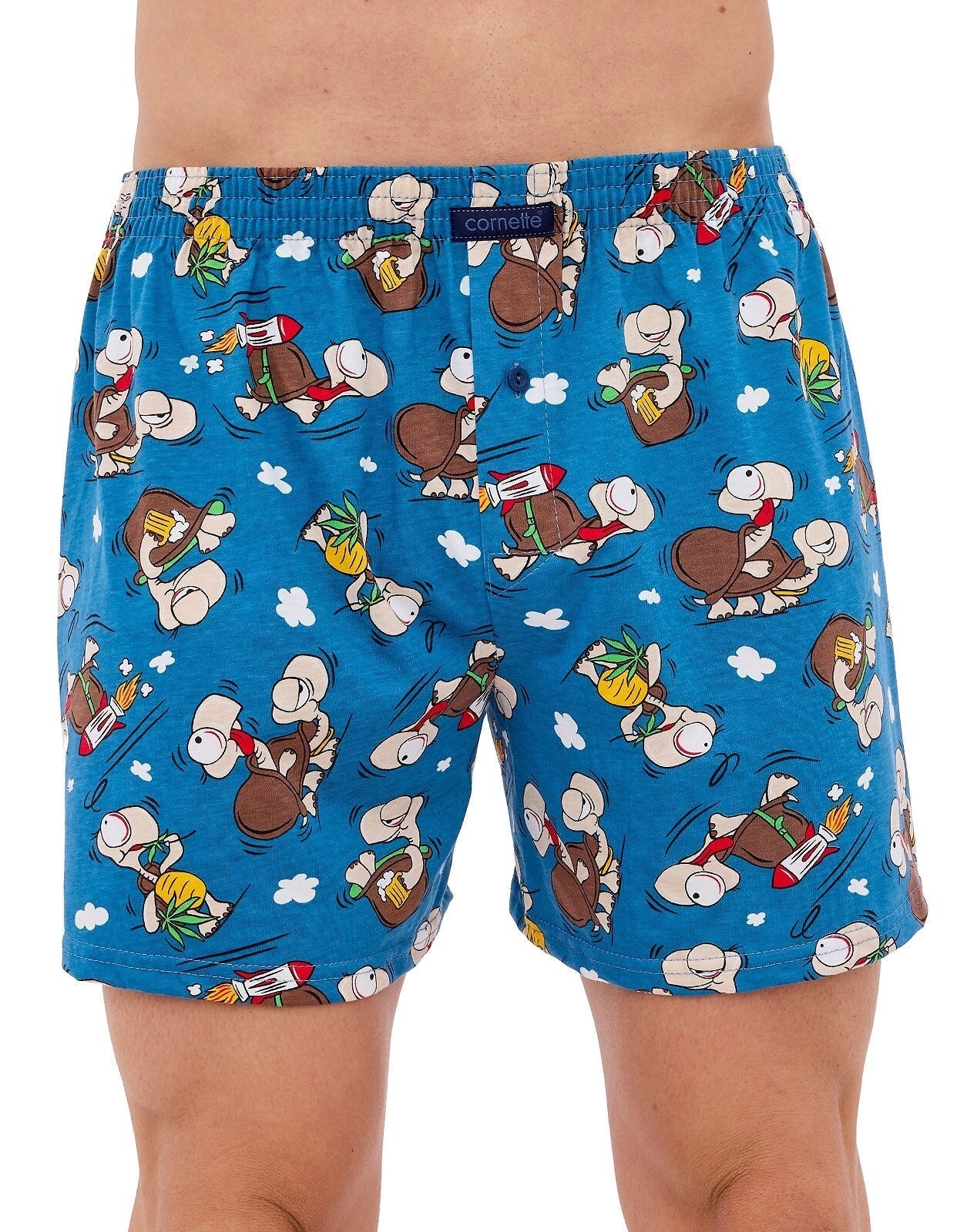 Boxer uomo in 100% cotone di alta qualità classic