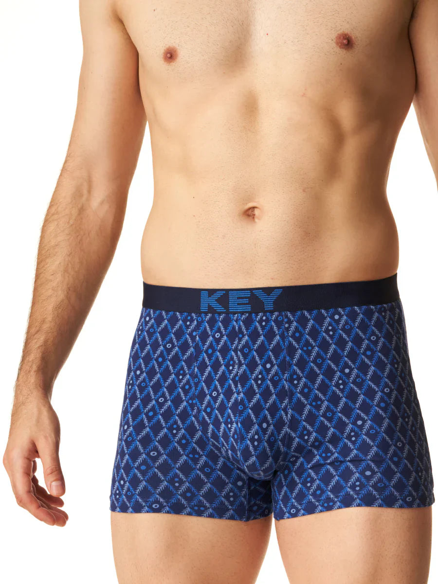Boxer uomo in cotone elasticizzato a fantasia mxh 516