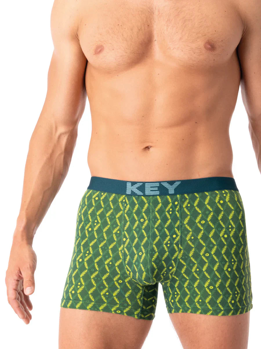 Boxer uomo in cotone elasticizzato a fantasia mxh 516