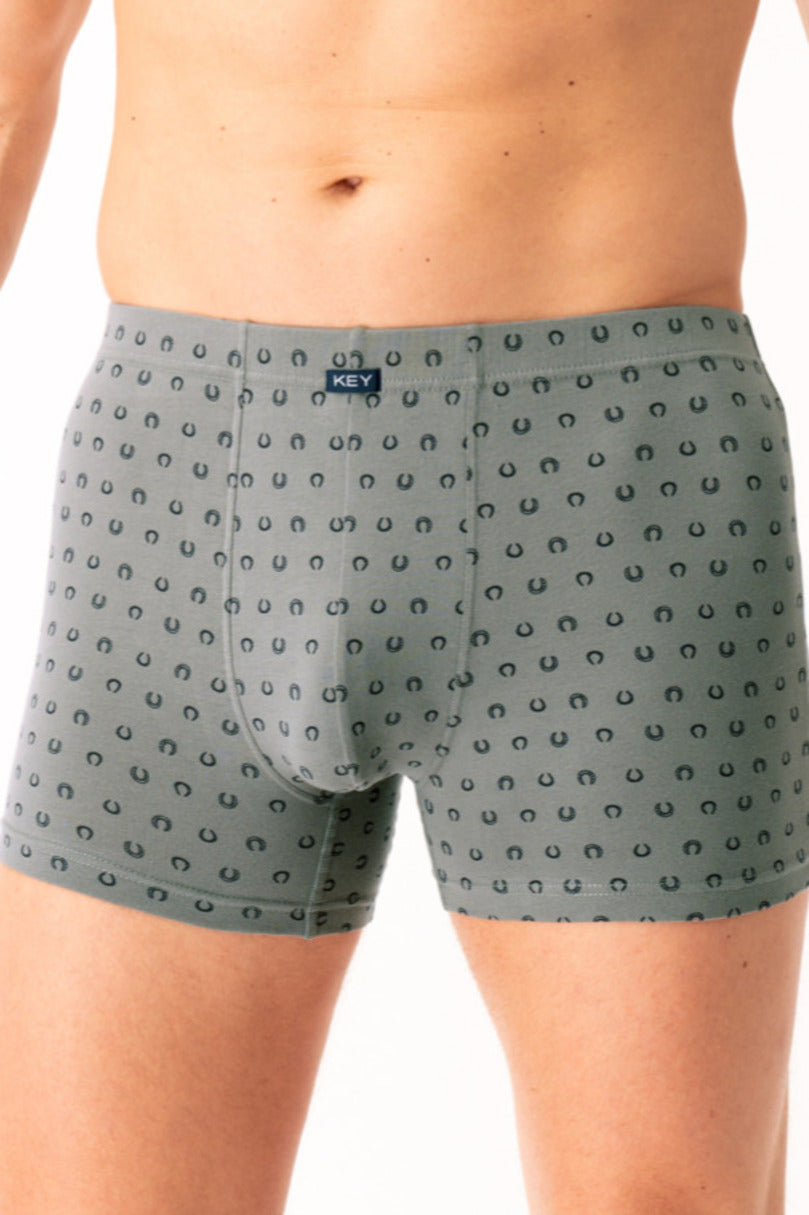 Boxer uomo in cotone elasticizzato a fantasia mxh 612