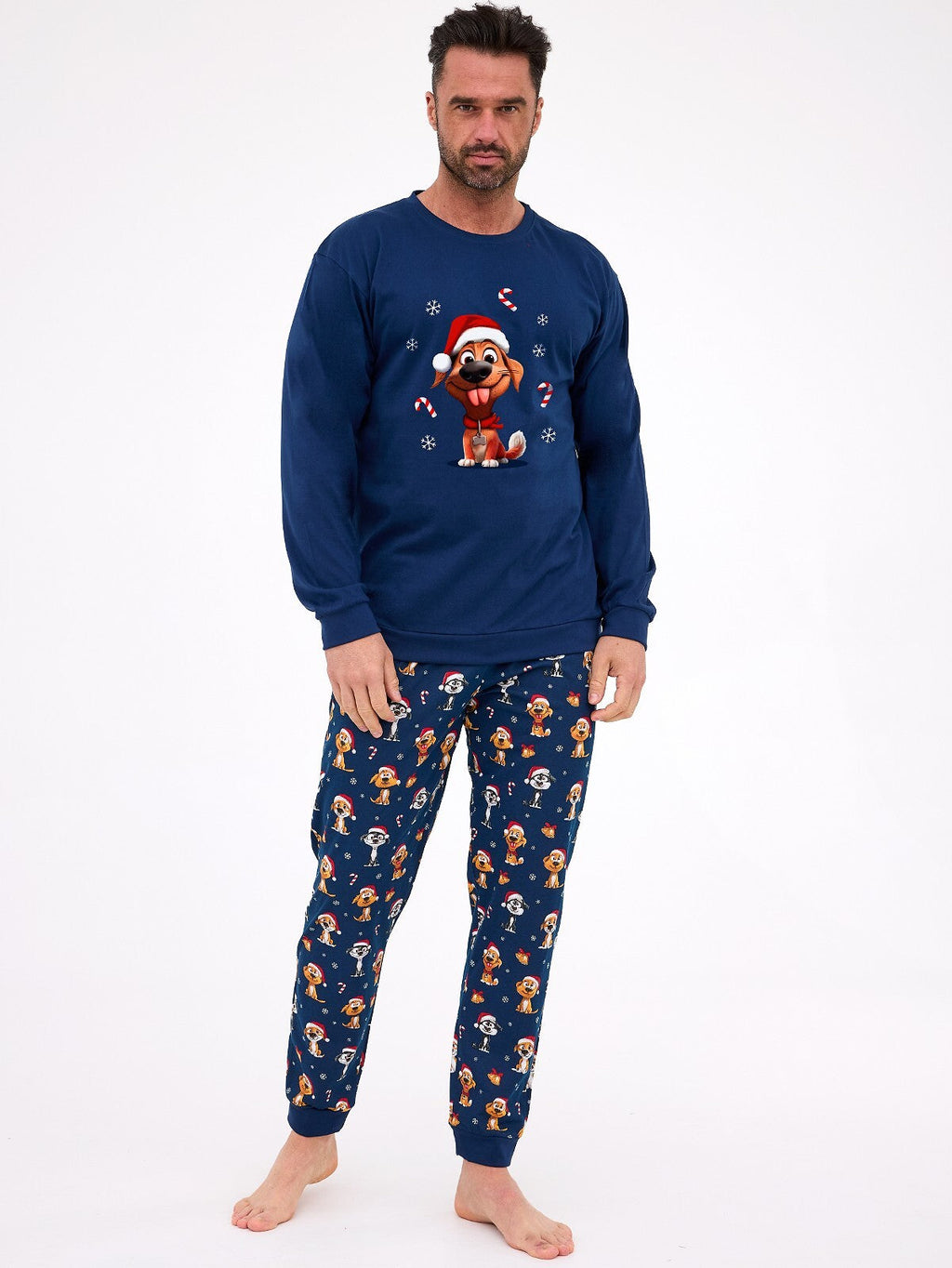 Christmas dogs | pigiama da uomo - collezione natale