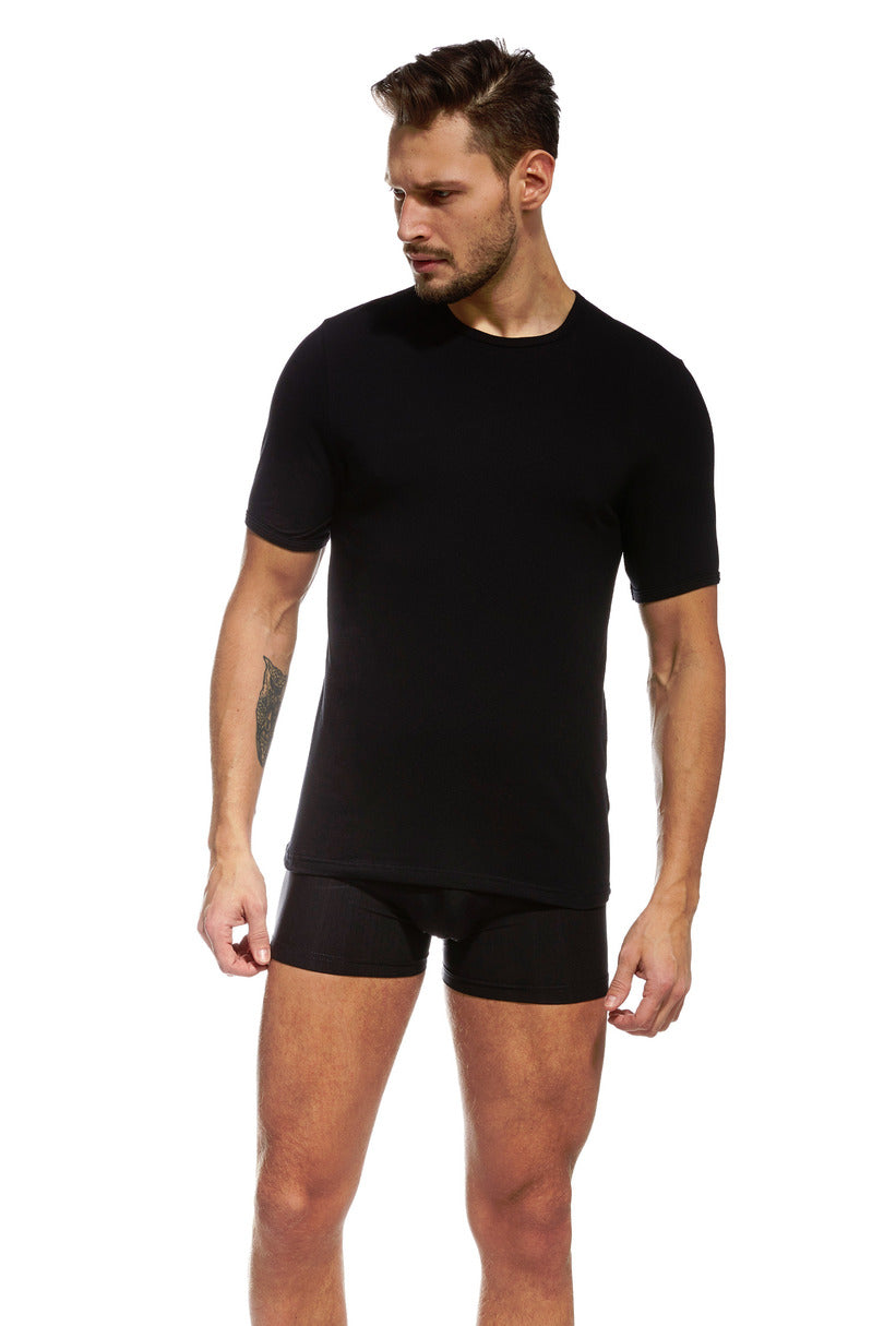 Maglia uomo a girocollo in cotone elasticizzato high emotion