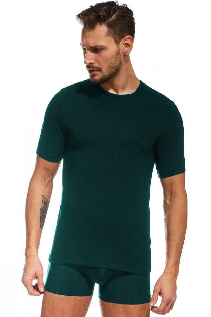 Maglia uomo a girocollo in cotone elasticizzato high emotion