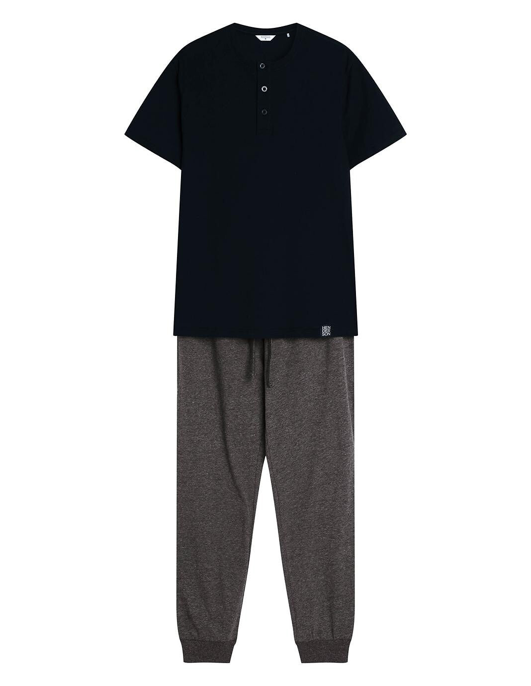 Marc | pigiama da uomo in cotone con pantaloni lunghi