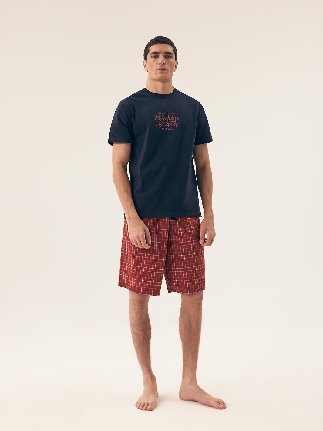 Pigiama da uomo corto in cotone Premium - Dash