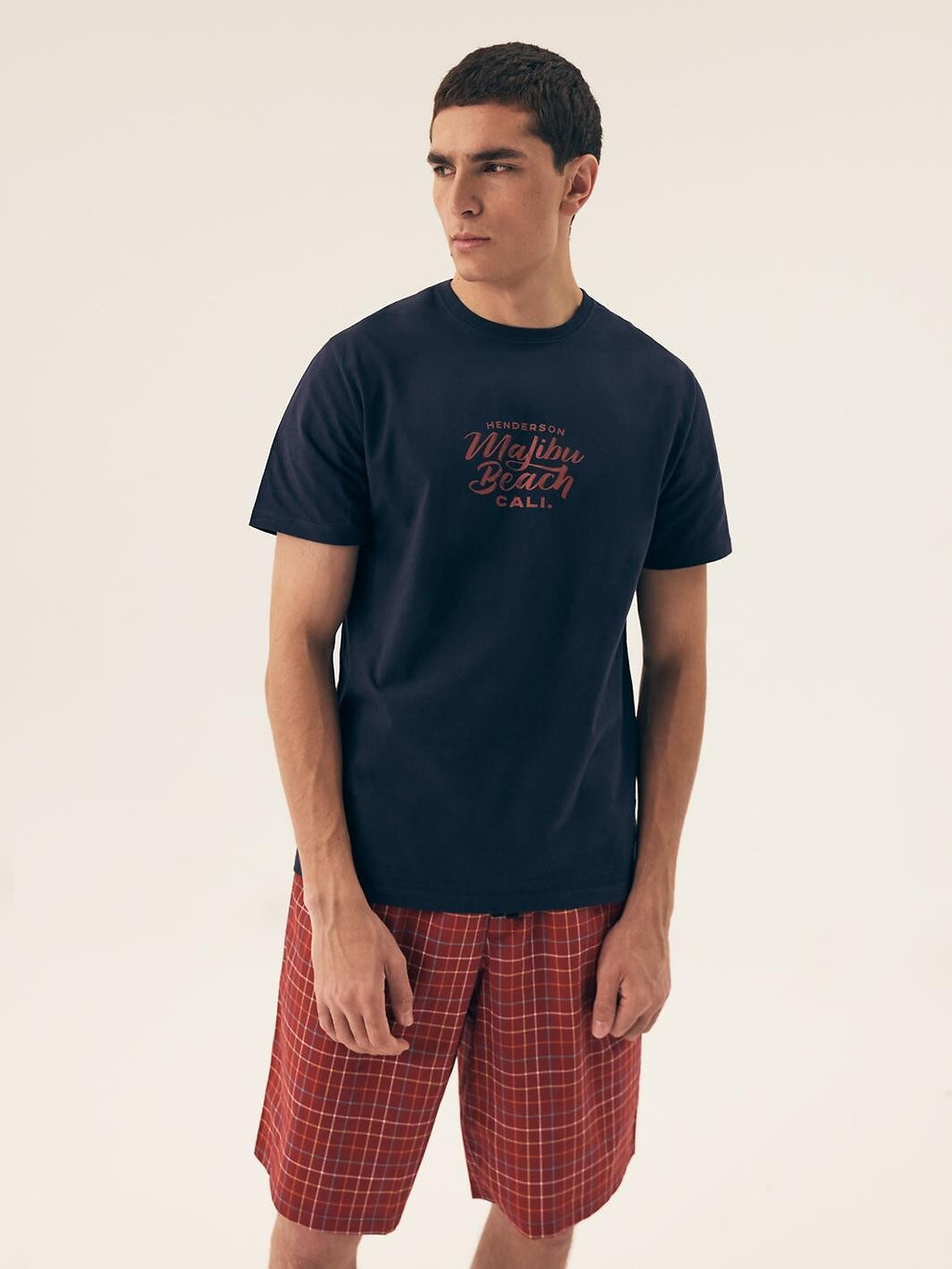 Pigiama da uomo corto in cotone Premium - Dash