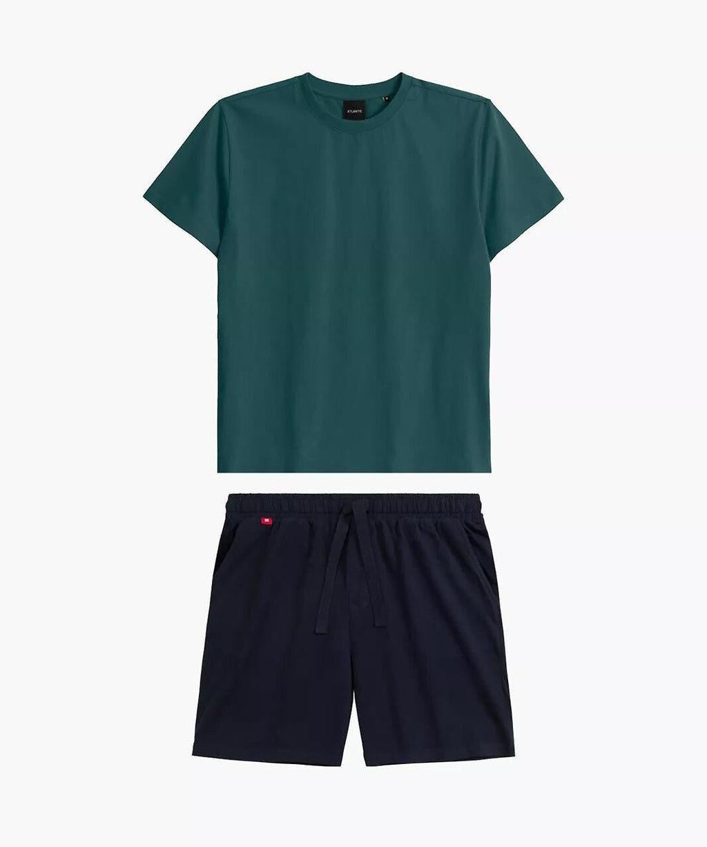 Pigiama da uomo estivo in 100% cotone - nmp-379