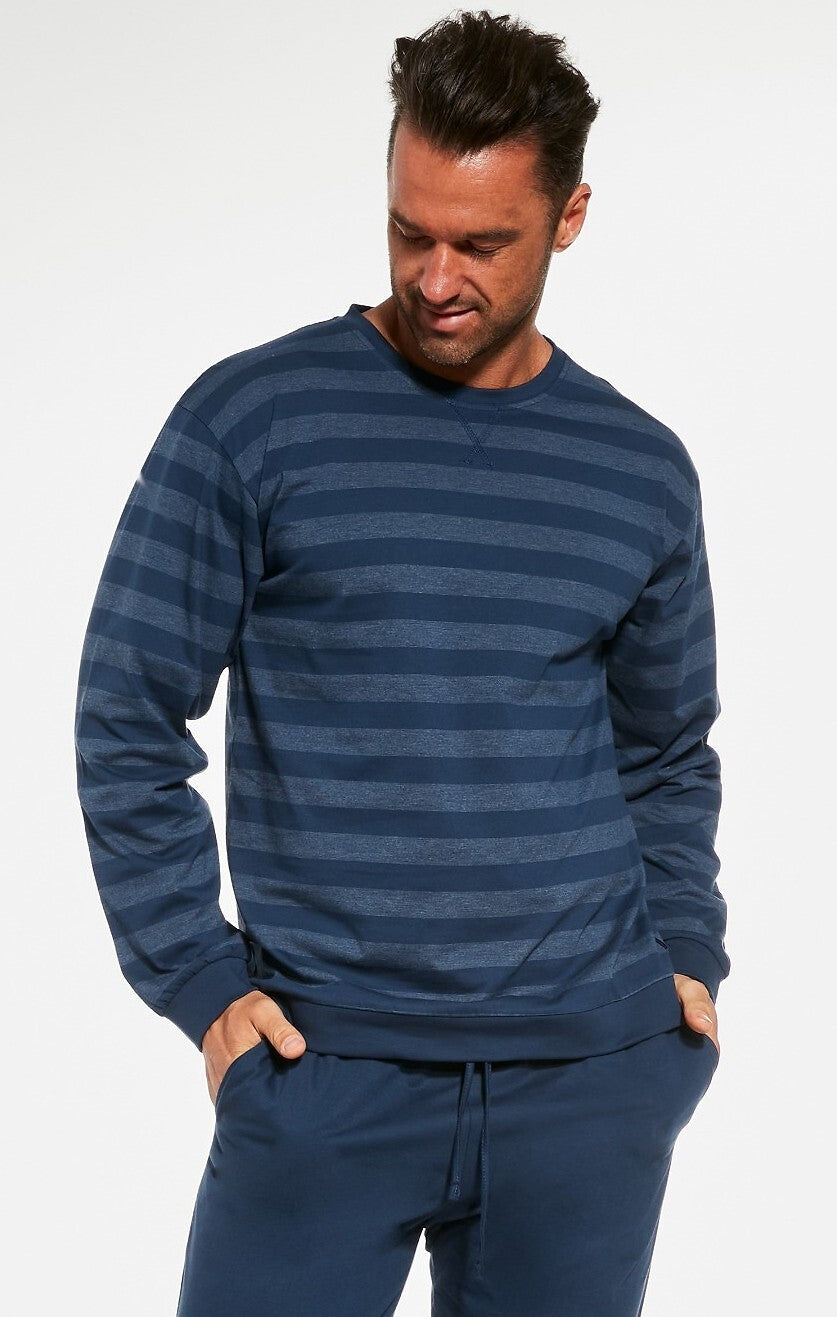 Pigiama da uomo in coton elasticizzato loose