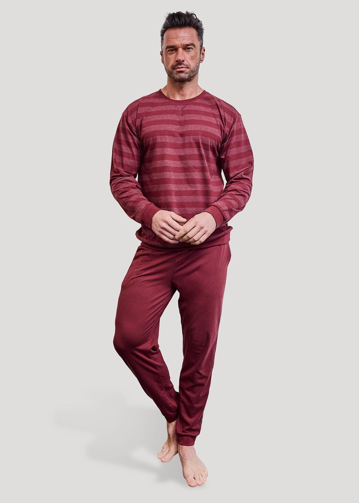 Pigiama da uomo in coton elasticizzato | loose
