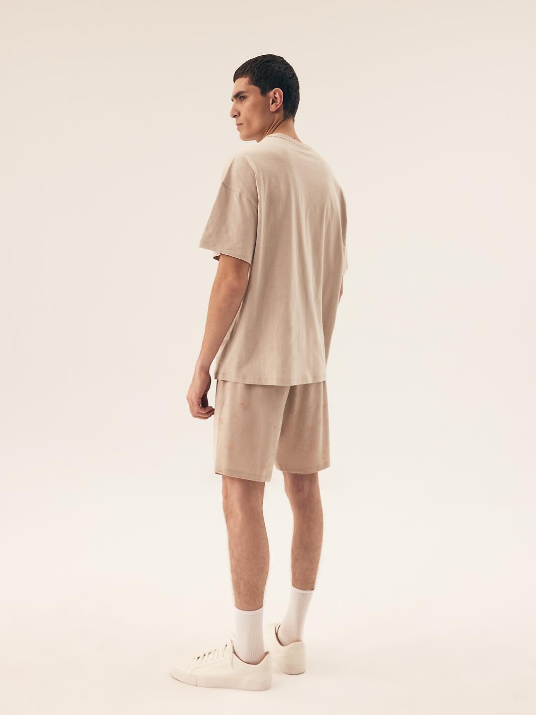 Pigiama estivo da uomo in cotone 100% core sand
