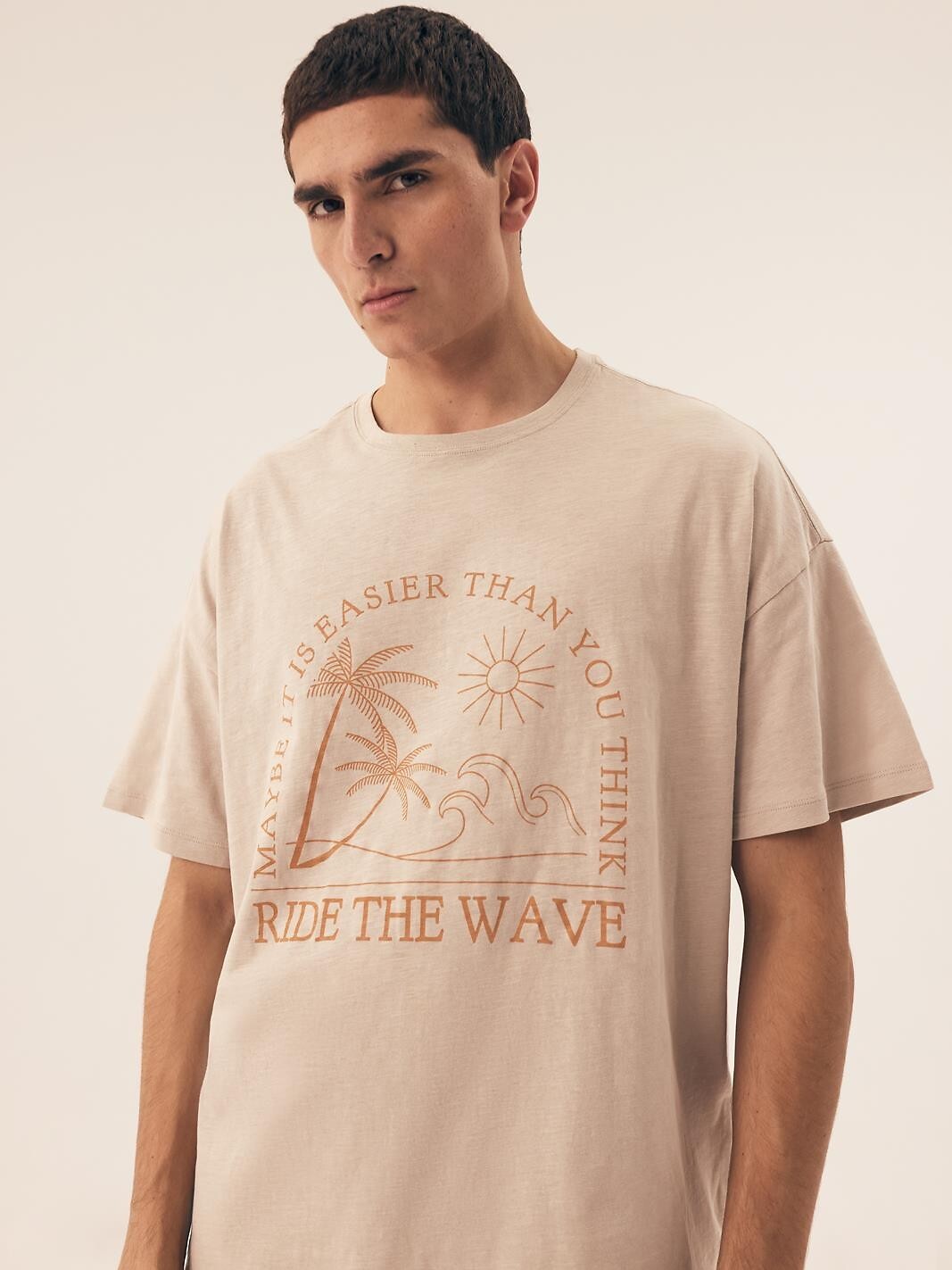 Pigiama estivo da uomo in cotone 100% core sand