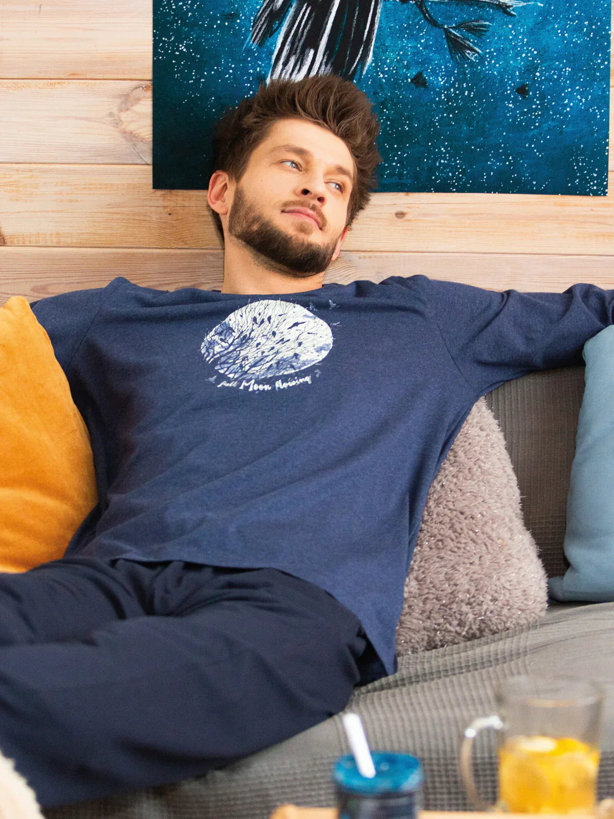 Pigiama uomo caldo in cotone mns 625