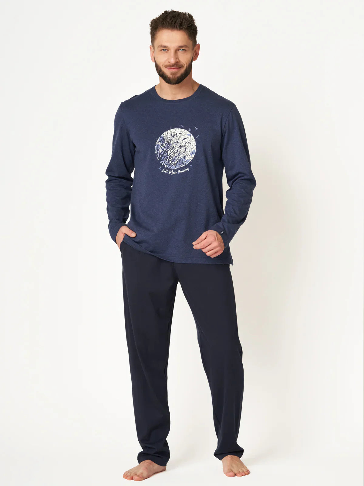 Pigiama uomo caldo in cotone mns 625
