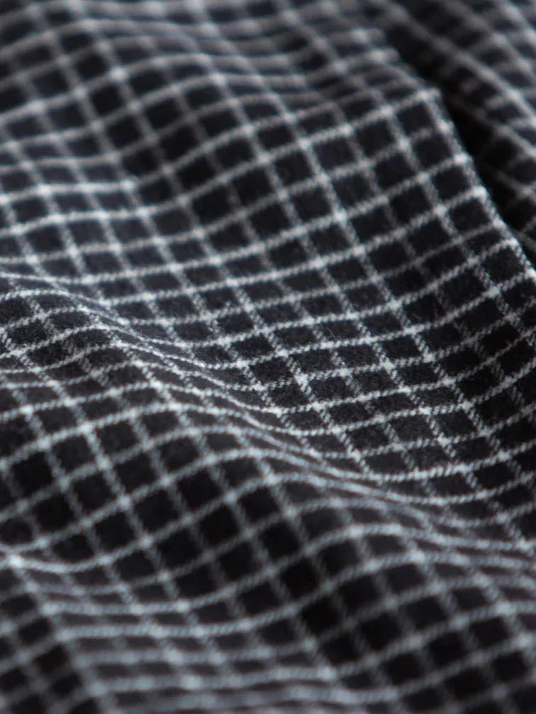 Pigiama uomo in cotone con stampa gufo e pantaloni flanella