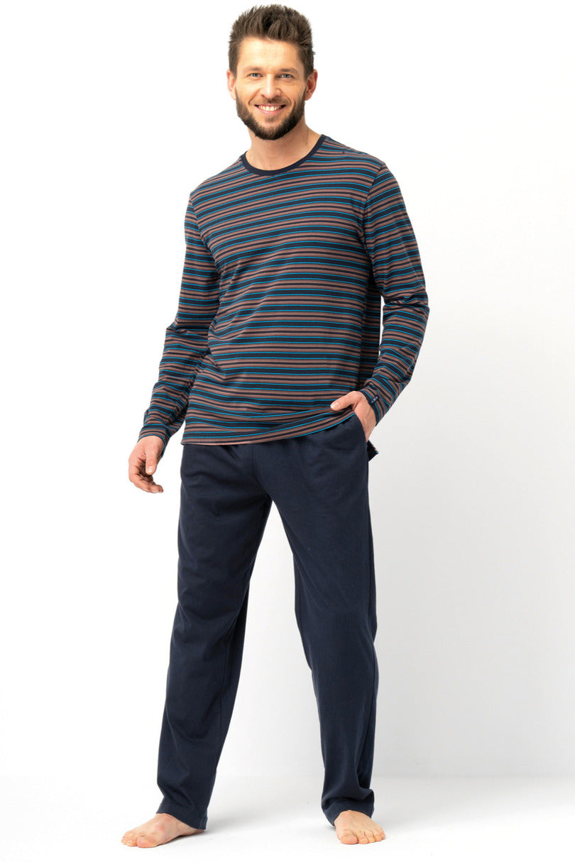 Pigiama uomo in cotone elasticizzato - MNS 315