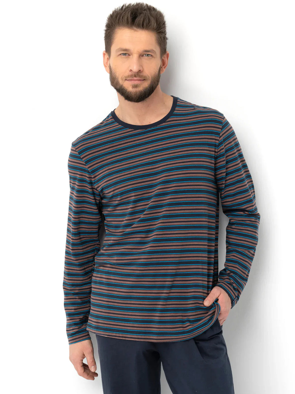 Pigiama uomo in cotone elasticizzato | mns 315