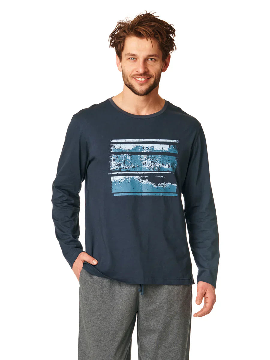 Pigiama uomo in cotone elasticizzato mns 862