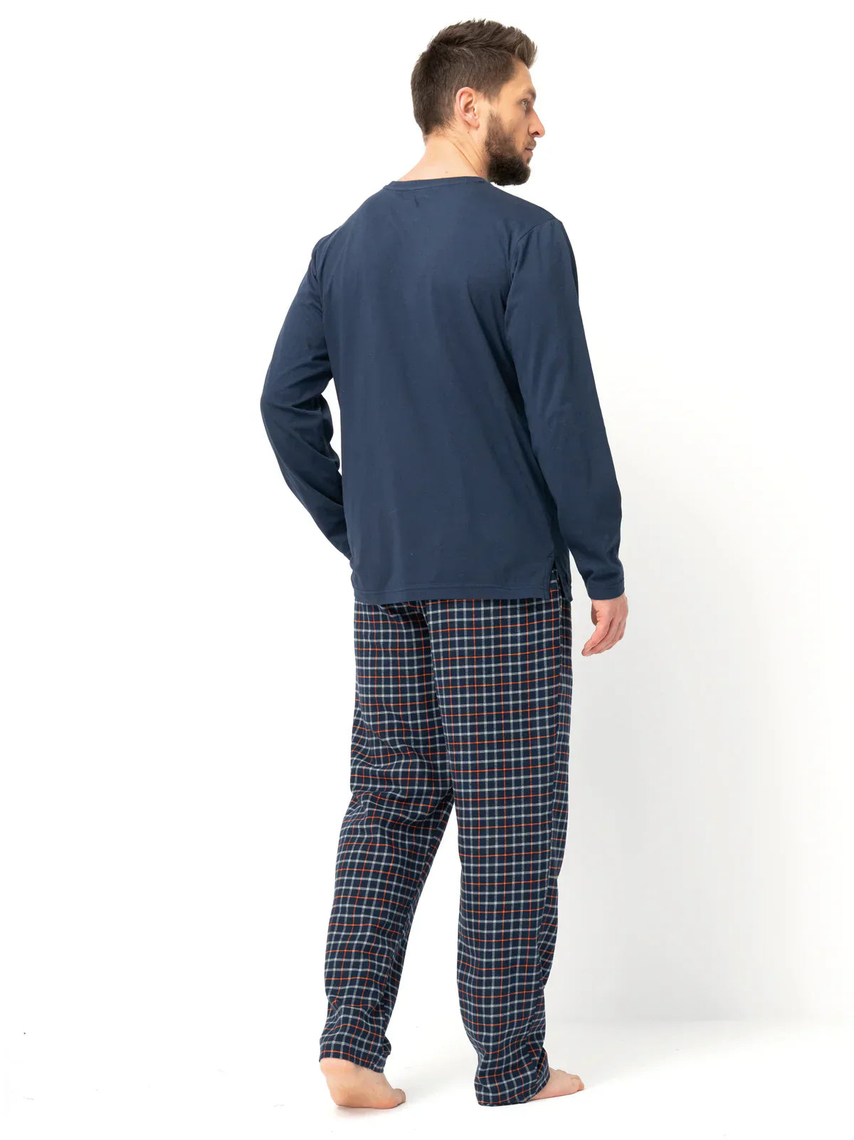 Pigiama uomo in flanella di cotone | mns 481