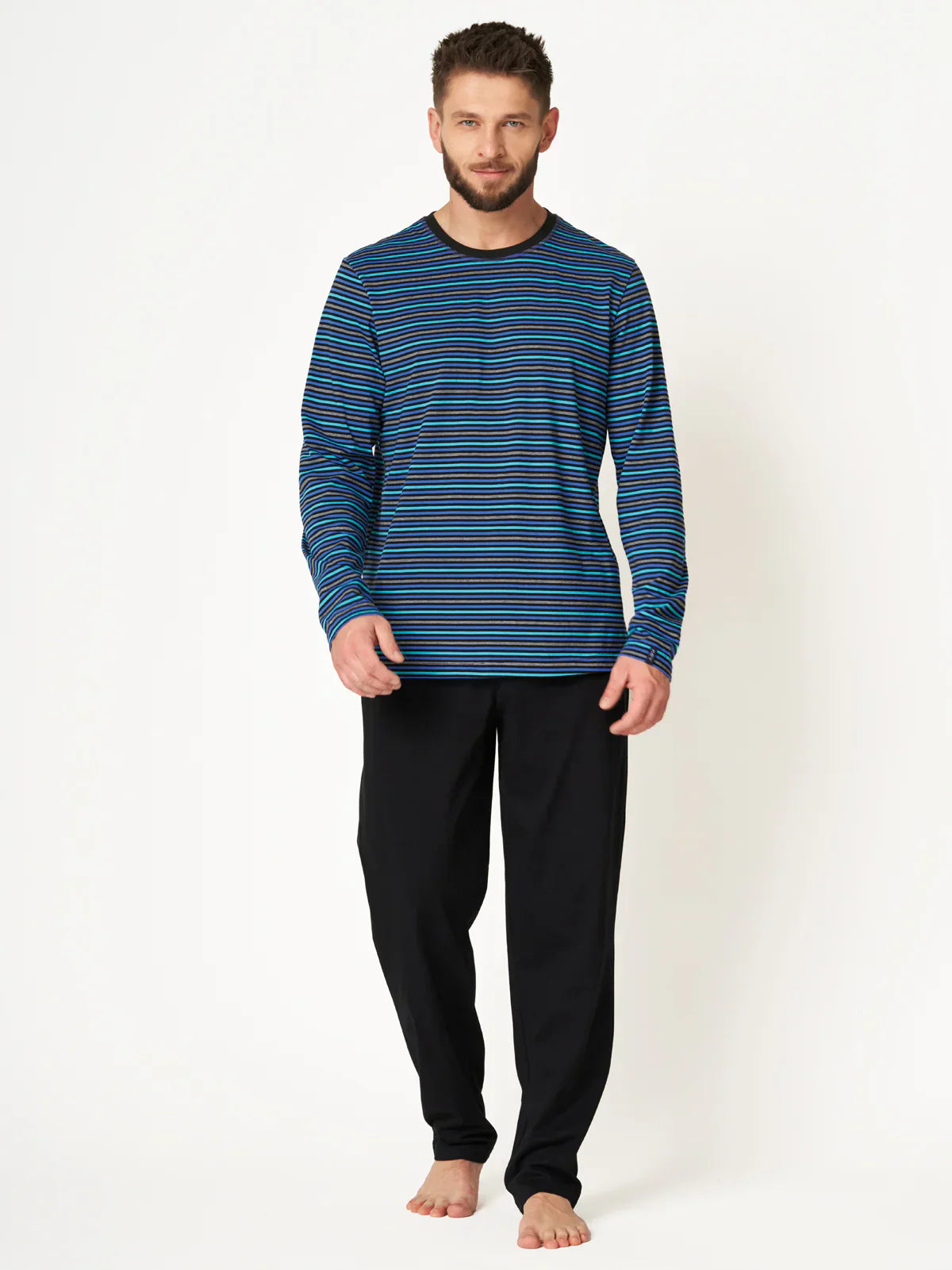 Pigiama uomo in puro cotone mns 384