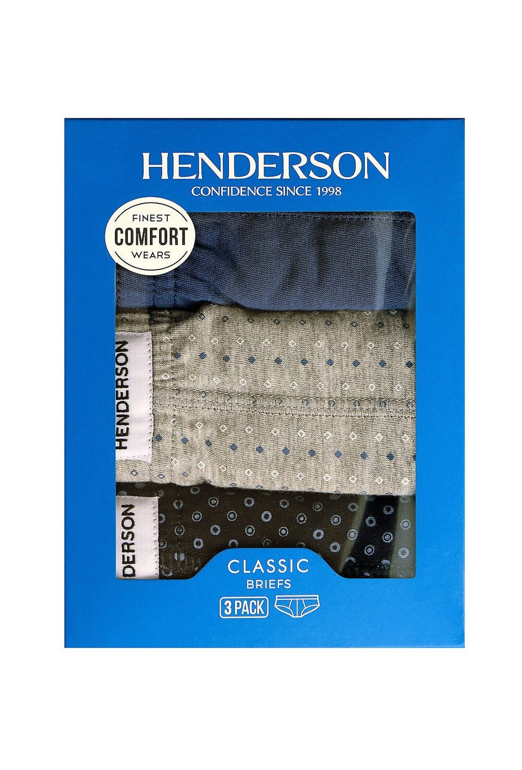 Slip da uomo in 100% cotone - pack da 3 pezzi - 1446 k657